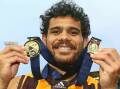 One of the NT's favourite former footy players - Hawks star Cyril Rioli. Picture by Fairfax Media. 