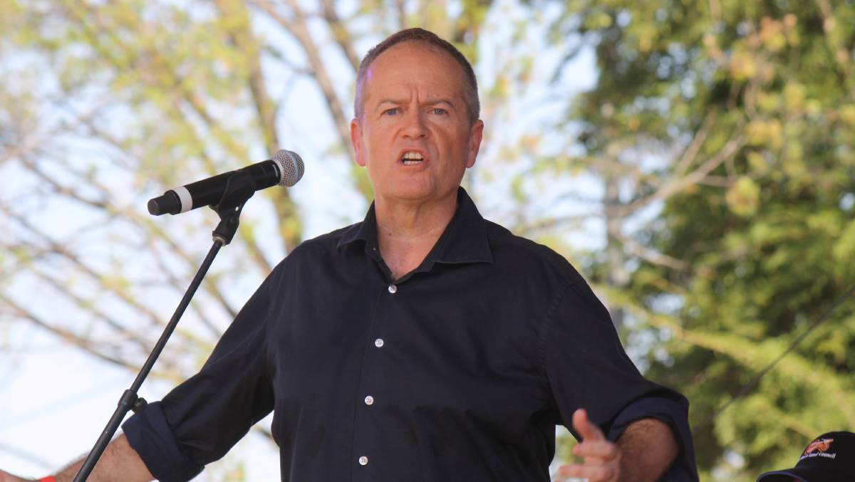 Opposition Leader Bill Shorten at the 2018 Barunga Festival where he provided a powerful speech slamming the Federal Government for turning its back on a treaty. 