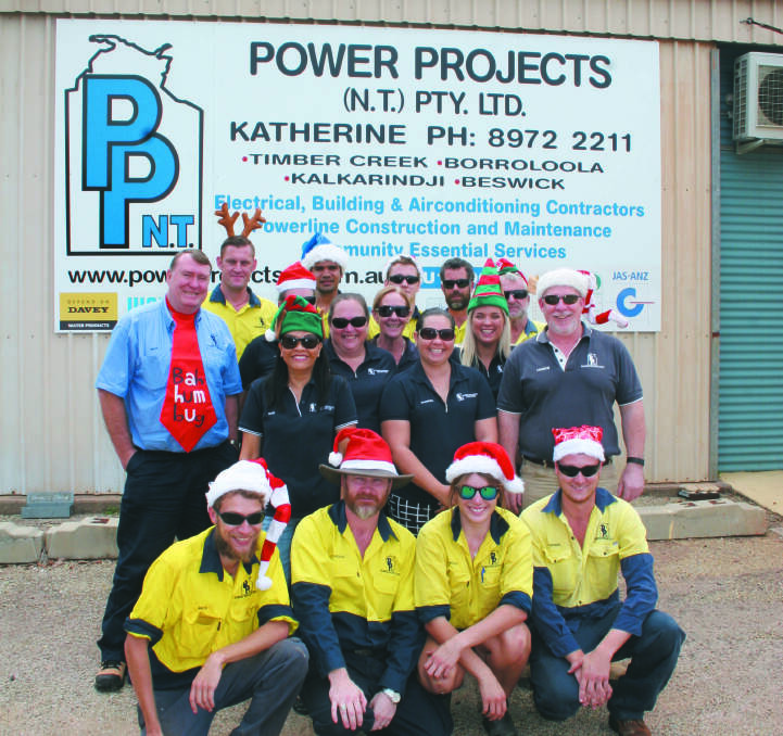 MERRY CHRISTMAS: If you spot one of the Power Projects NT team working over the holidays, stop and say g'day. Some staff are on call for urgent maintenance matters. Photo: Hayley Odgers