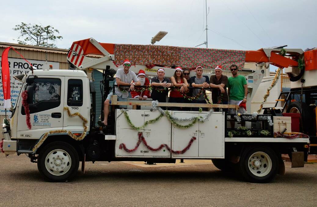 DECKED OUT: Power Projects have decked the trucks instead of the halls this Christmas. 