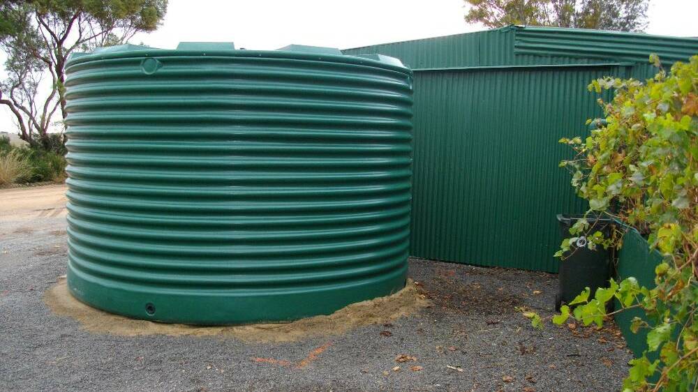 ALMOST READY: Rainwater tanks will be installed on 45 Katherine region properties because of PFAS contamination. File picture..