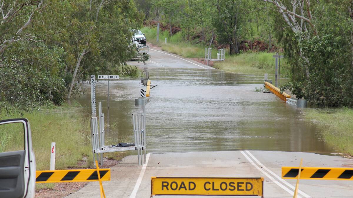 GORGE ROAD FLOODING: The return to a traditional wet season caused only a few traffic problems.