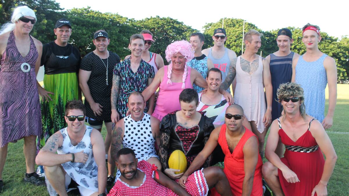 PRE-SEASON TRAINING: The Tindal Magpies had some interesting pre-season training with a charity game earlier in the month.