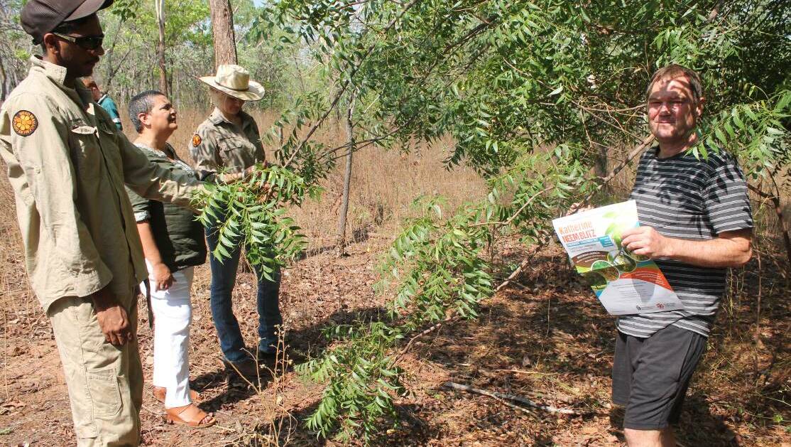 The neem blitz was launched on the banks of the Katherine River.