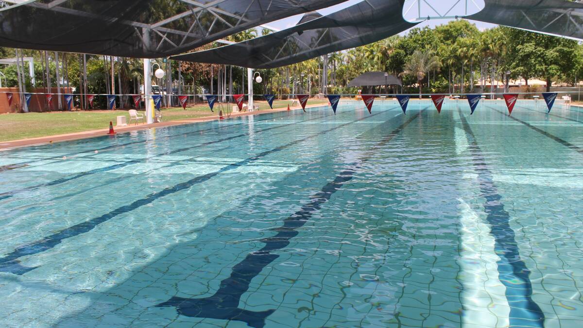 COOL RELIEF: A total of 242 Katherine residents have used the Tindal RAAF Base pool since it was opened to the public. Picture: Lydia Lynch.