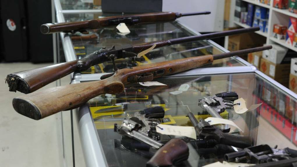 DROP OFF: A total of 182 firearms have already been handed in across the Northern Territory.