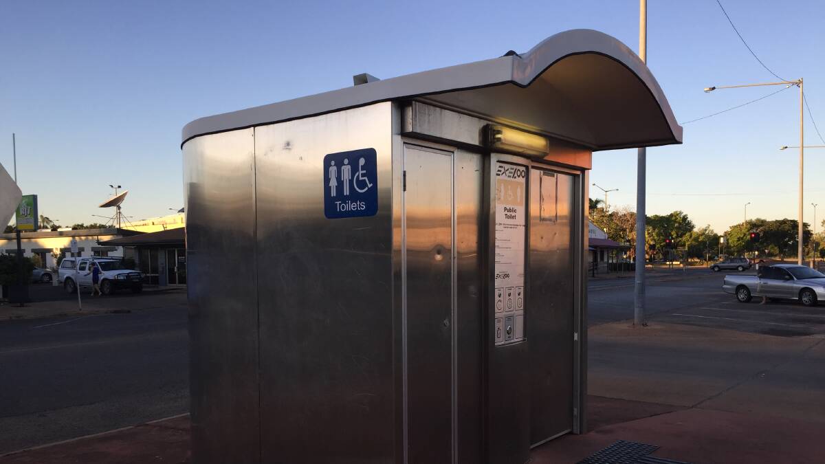 NEEDS WORK: The Giles Street toilet near the post office has been slated for an upgrade, although it is still too hot.