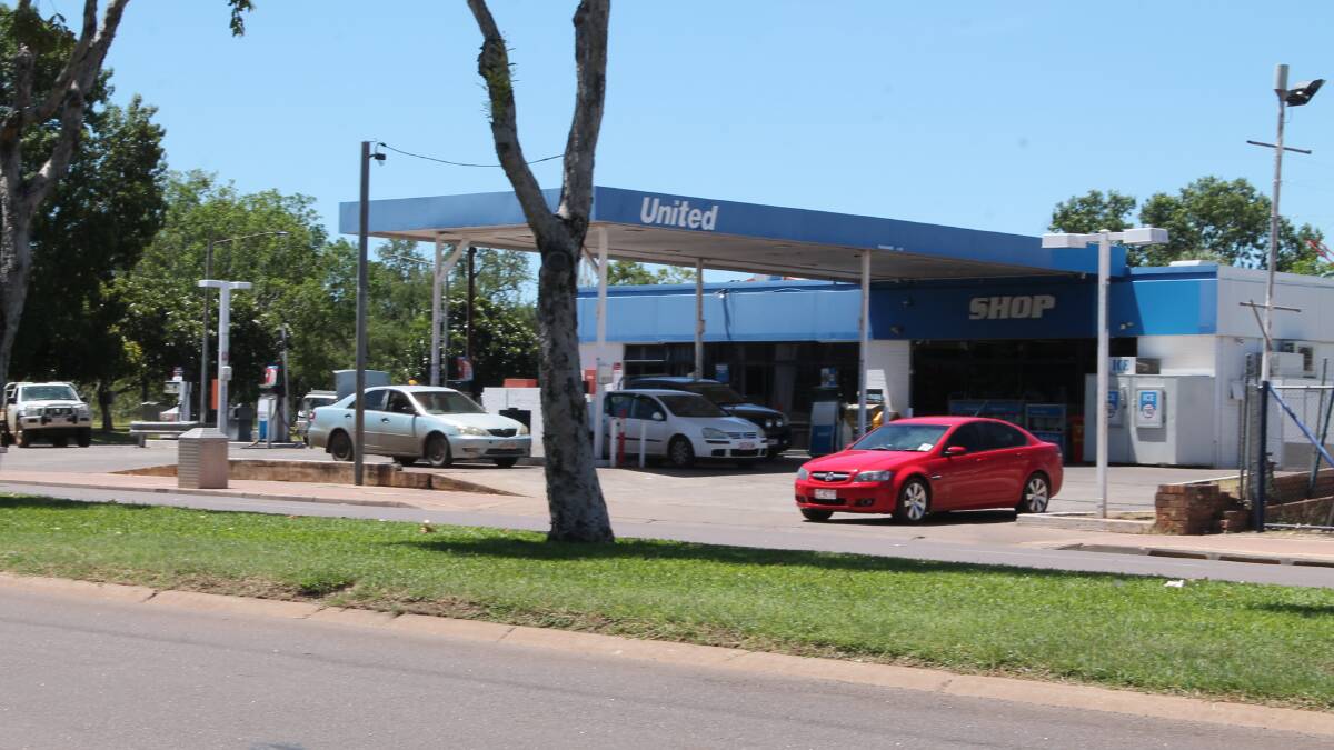 SITTING DUCK: United Service Station in Katherine Terrace has been the victim of many violent crimes in recent years.