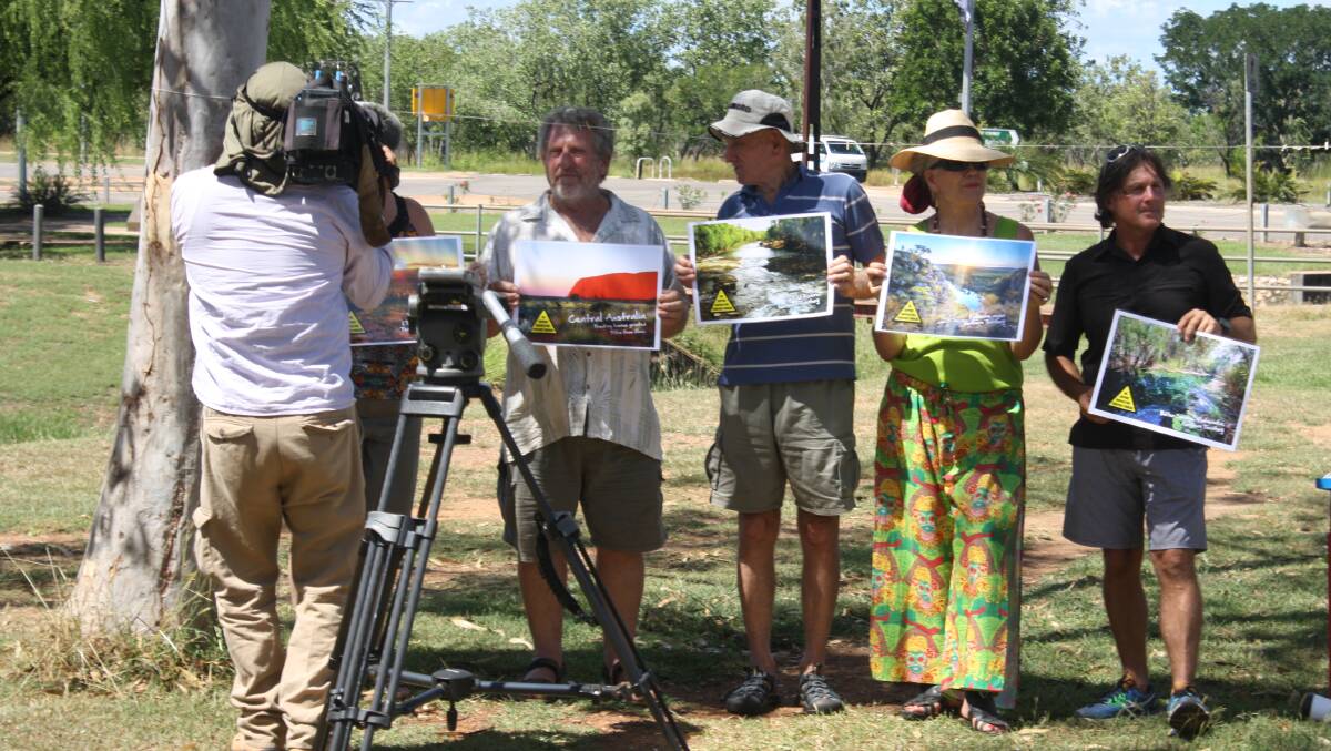 POSTCARD LAUNCH: Territory tourism operators and businesses today launched a new Gasfield-free Territory Tourism campaign in Katherine.