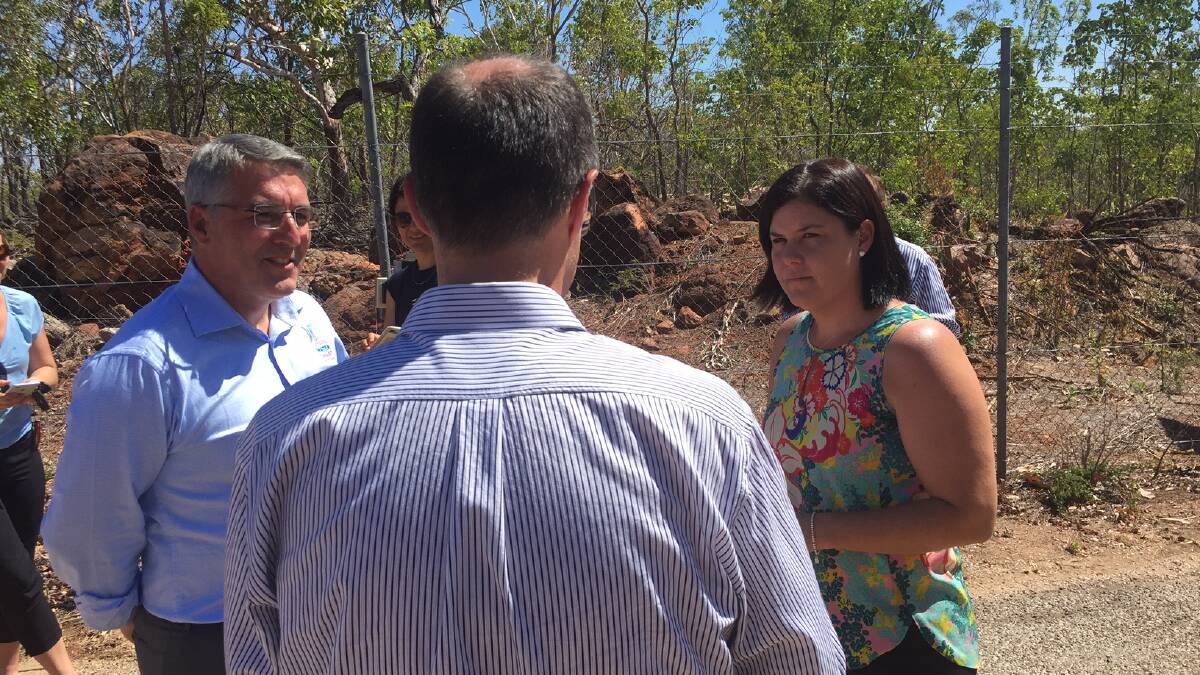 WATER WORRY: Health Minister Natasha Fyles announces the introduction of PFAS changes in Katherine back in August.