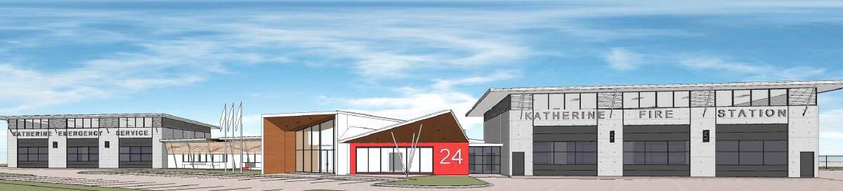 NEW PROJECT: Artist's impression of Katherine's new police station. Graphic: NT Government.