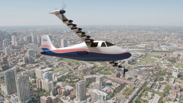 An all-electric aircraft. Picture: Fairfax Media.