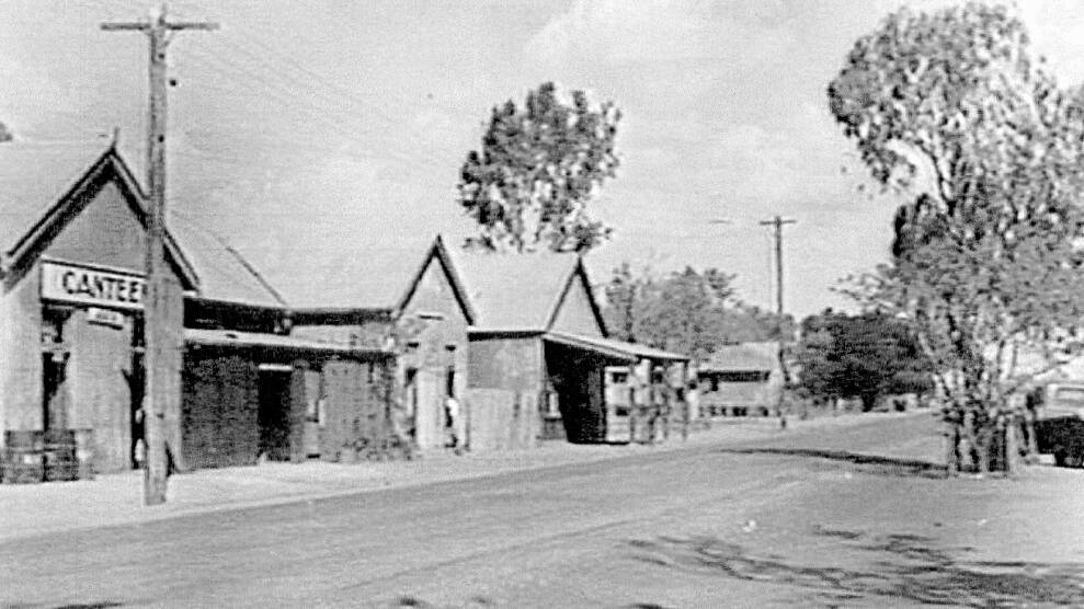 WAR YEARS: Katherine's main street during the war years, taken in 1943. Picture: Katherine Historical Society. 