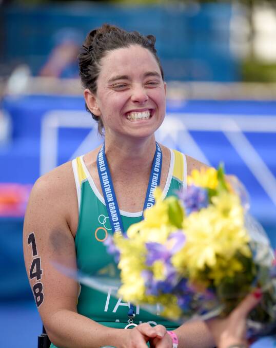 OLYMPIAN: Resilient Katherinite Emily Tapp has flown to the United States in preparation for the 2016 Paralympics in Rio de Janeiro. Photo: Delly Carr.