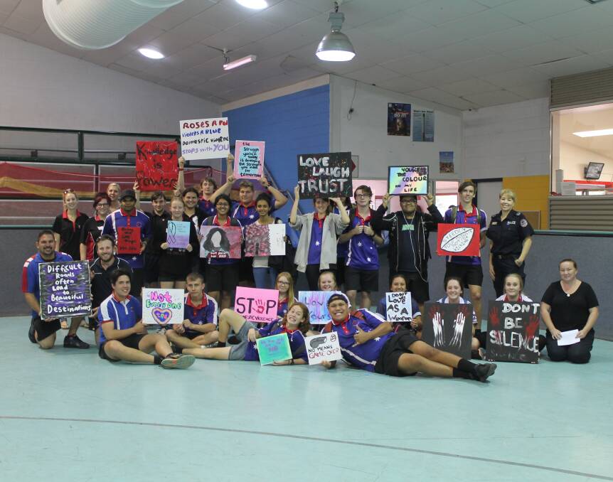 LOVEBITES: Katherine High year 11 students attended the domestic violence and sexual assault prevention program run by the YMCA.