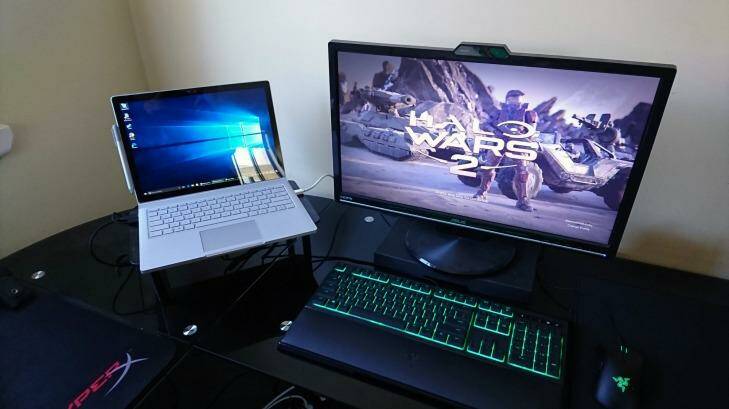 The extra graphical grunt means you can connect to multiple monitors for serious work, or to your existing peripherals for some serious gaming. Photo: Tim Biggs