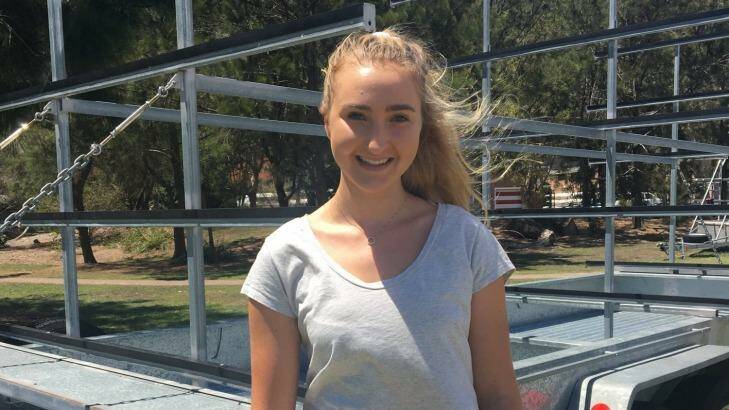 "I can move on now": IB student Grace Galloway.  Photo: Supplied