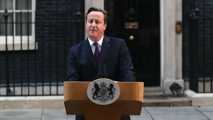 Prime Minister David Cameron gives a press conference following the results of the Scottish referendum on independence. Photo: Getty Images