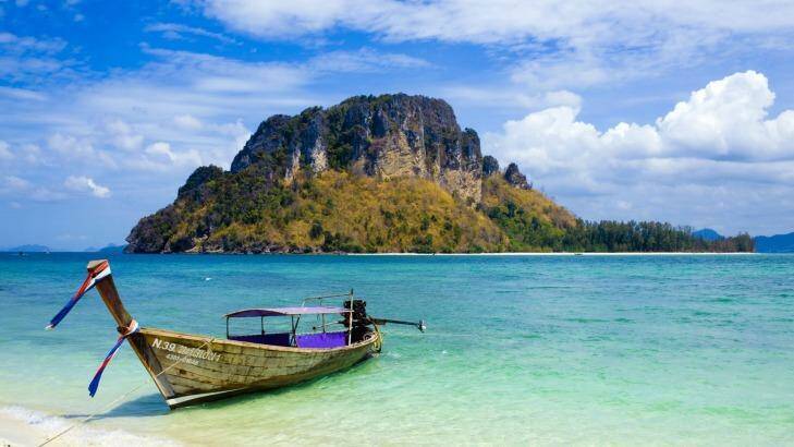 Longtail boat in Thailand.