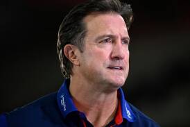 A win for the Bulldogs over GWS will further ease the pressure on coach Luke Beveridge. (Joel Carrett/AAP PHOTOS)