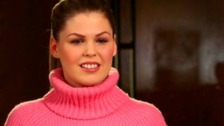Disgraced wellness blogger Belle Gibson in a scene from her interview with Channel Nine's 60 Minutes program. Photo: Channel Nine