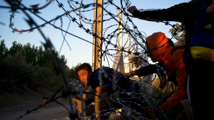 One of the photographs in the Walkley-winning series Refugee Crisis in the Balkans. Photo: David Maurice Smith/Oculi