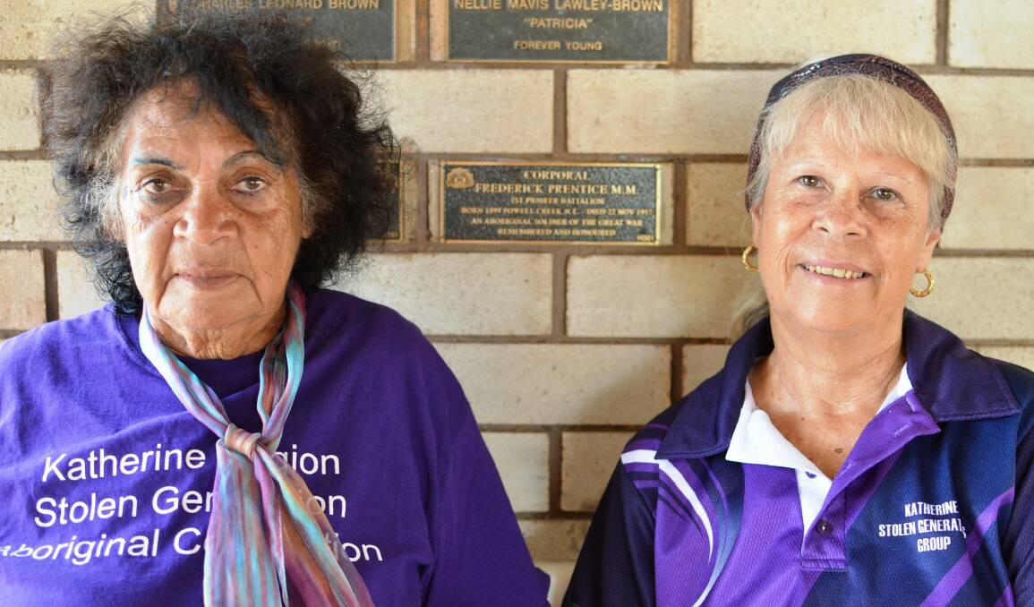 COMMUNITY WIN: Juanita Heparia and Ellen Gough are encouraging the community to use Remembrance Day as an opportunity to inspect a tribute to an indigenous war hero.