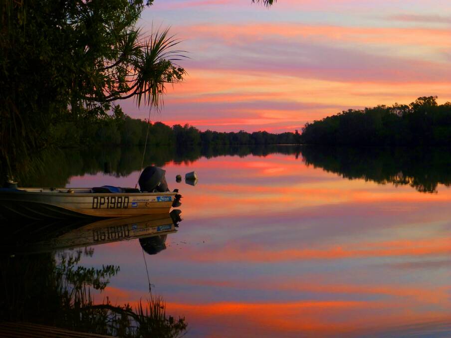 NATURAL BEAUTY: Clare Pearce turned heads with her snap of a Katherine River sunset in 2014.