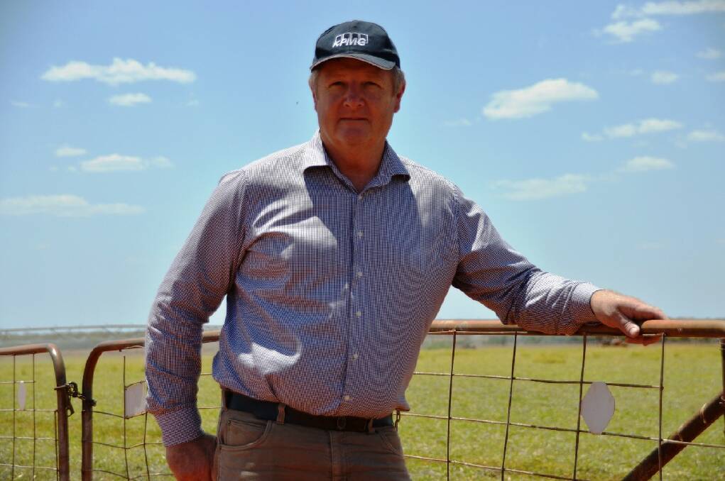 DIVERSITY NEEDED: Department of Primary Industry and Fisheries 
chief executive Alister Trier inspects the Katherine Research Station during the inaugural Northern Territory Field Days.
