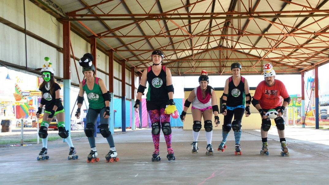 GHOULISH ENTERTAINMENT: The Katherine Derby Dolls are preparing to turn YMCA Katherine into a spooking sporting arena on Saturday when they host a Halloween exhibition showdown between the Grim Reapers and the Schoolgirls.