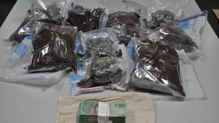 Police seized a commercial quantity of cannabis and $39,650 in cash from a Katherine hotel, and arrested a 29 year old man.