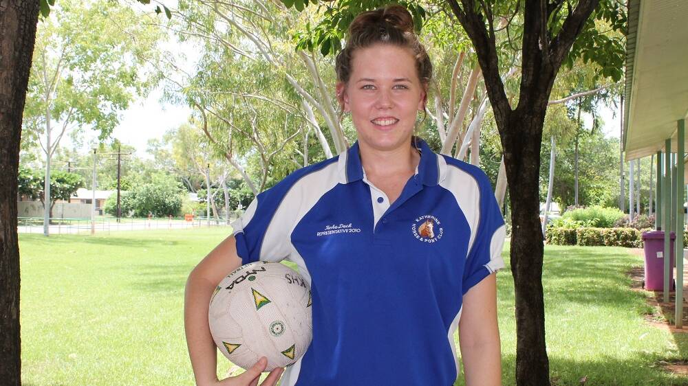 HOT SHOT: 18-year-old Katherine resident Tasha Dack has been named in the prestigious under-19 Northern Territory netball team.