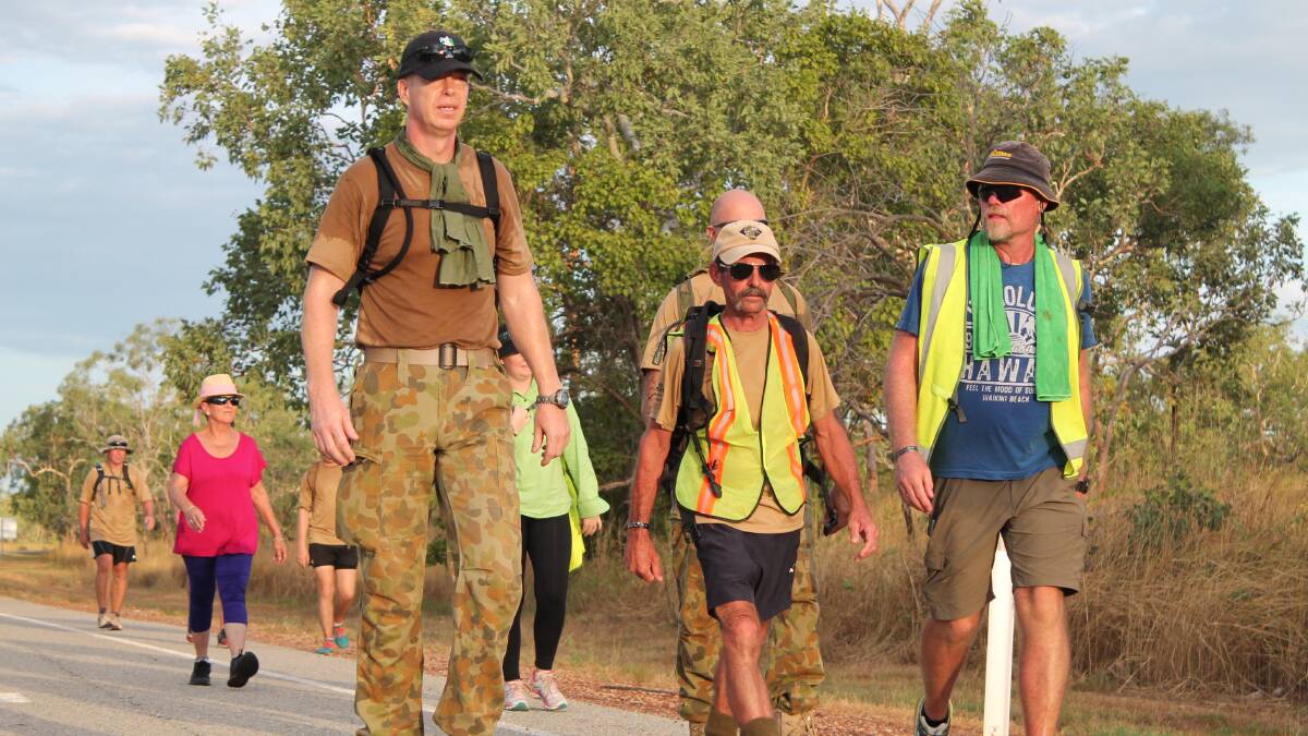 GALLERY: Ray Palmer's walk for our fallen diggers