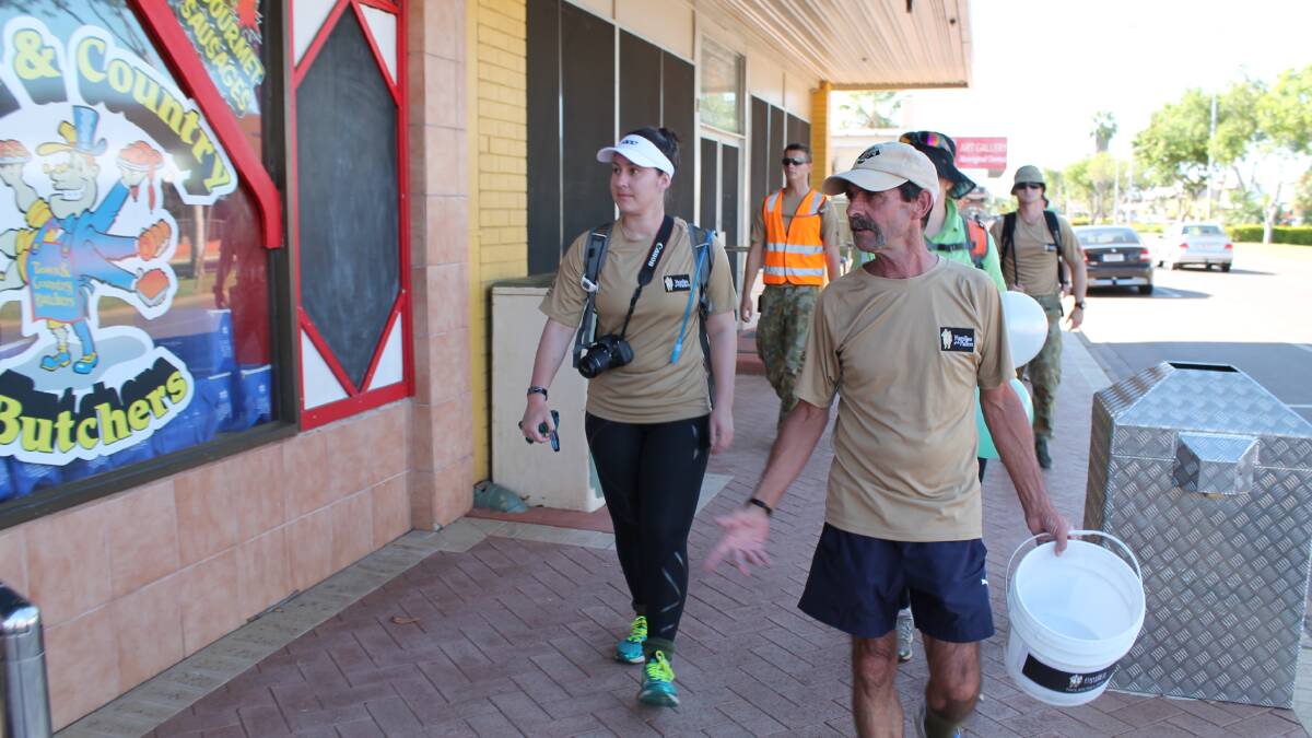 GALLERY: Ray Palmer's walk for our fallen diggers