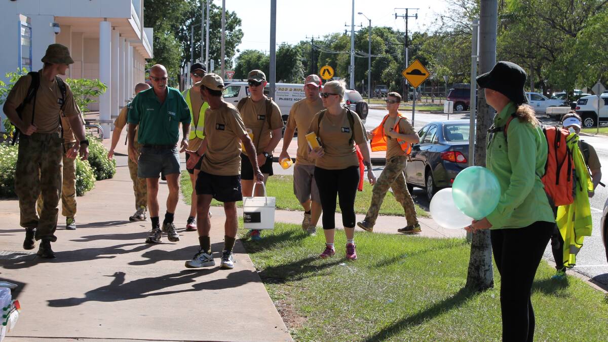 Walk for fallen soldiers arrives in Darwin