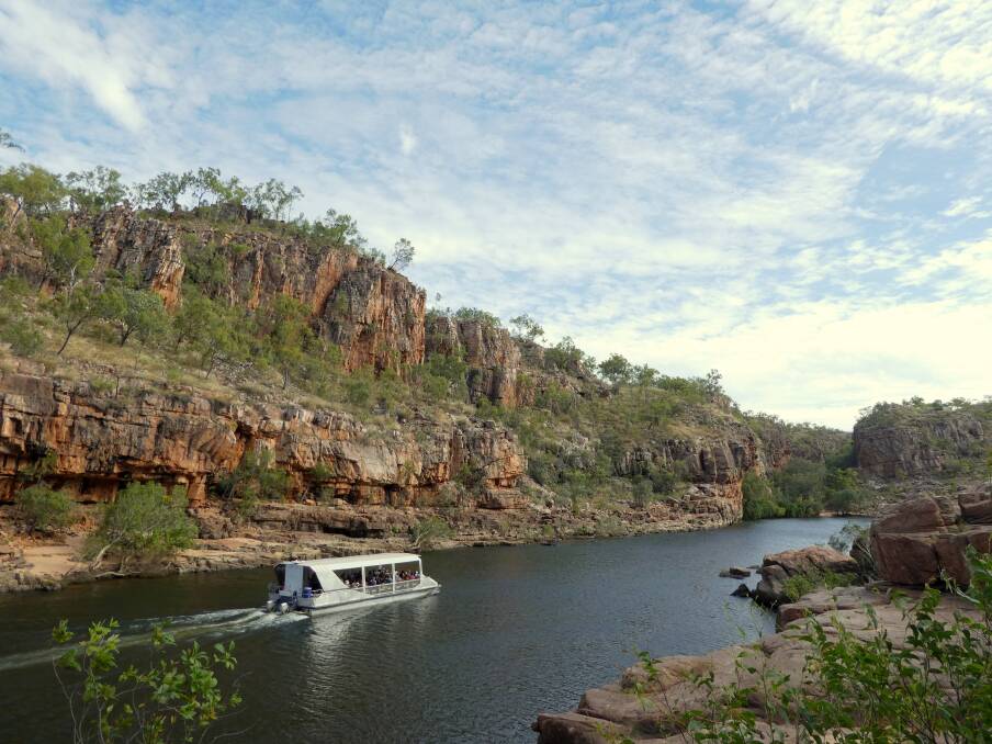 Natural beauty: There are so many things to do in Nitmiluk National Park, from a boat cruise down the Katherine Gorge, sleeping under the stars, swimming or hiking the many kilometres of tracks and trails. Photo: supplied.