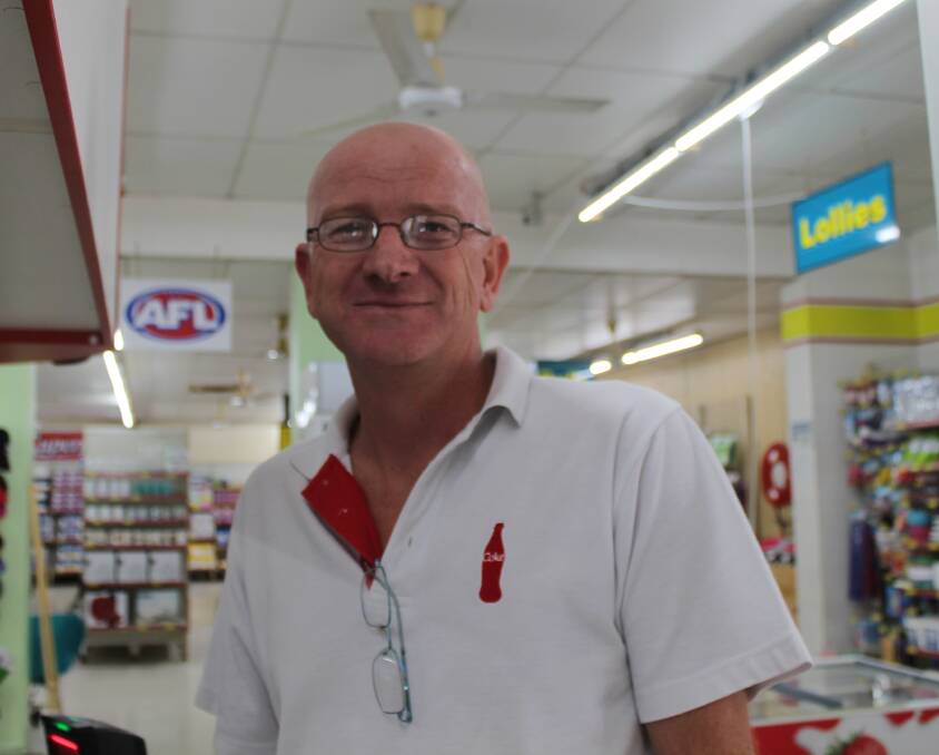 STRICT LAWS: Five Rivers Supermarket owner David Scorgie said the strict booze laws have kept people out of town. 