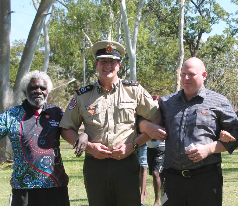 STOP  VIOLENCE: NT Correctional Services commissioner Mark Payne has asked Katherine to say "No More" to family violence.