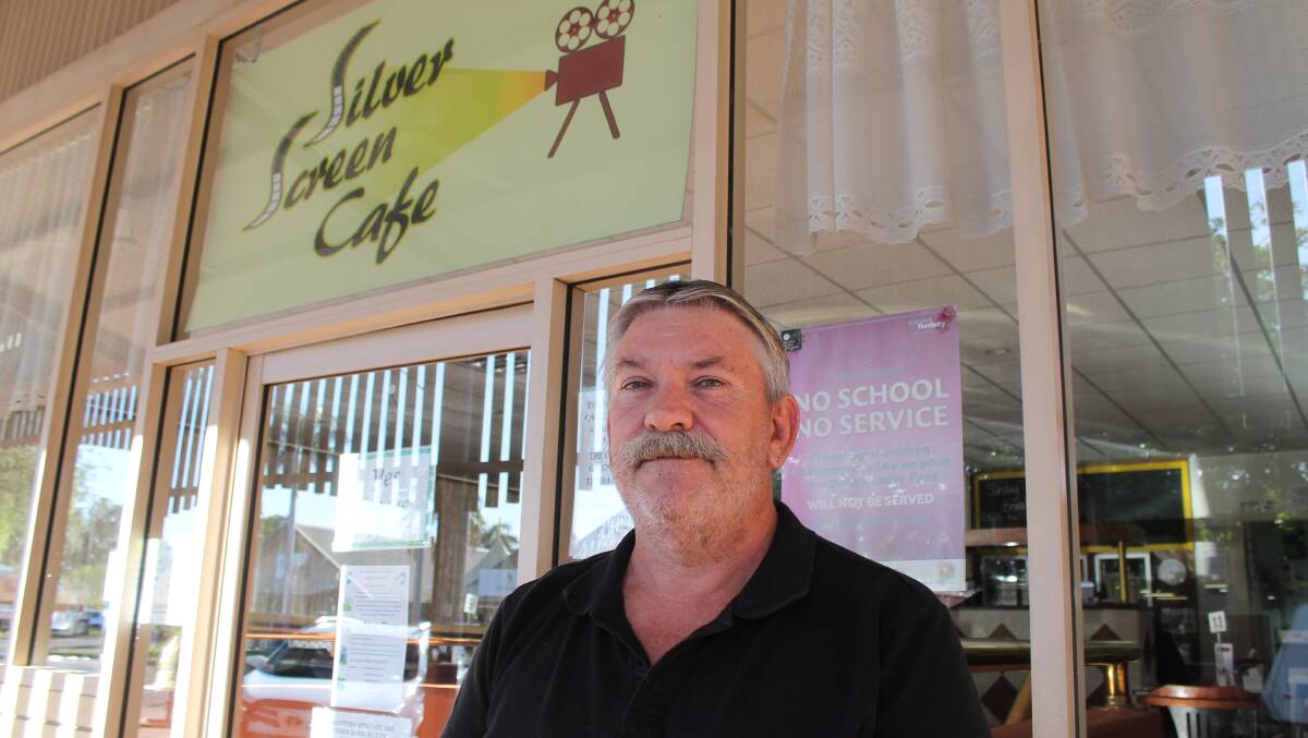MOBILE CAFES: Silver Screen Cafe owner Duane Barclay said the pop up cafes in town have taken business away from him.