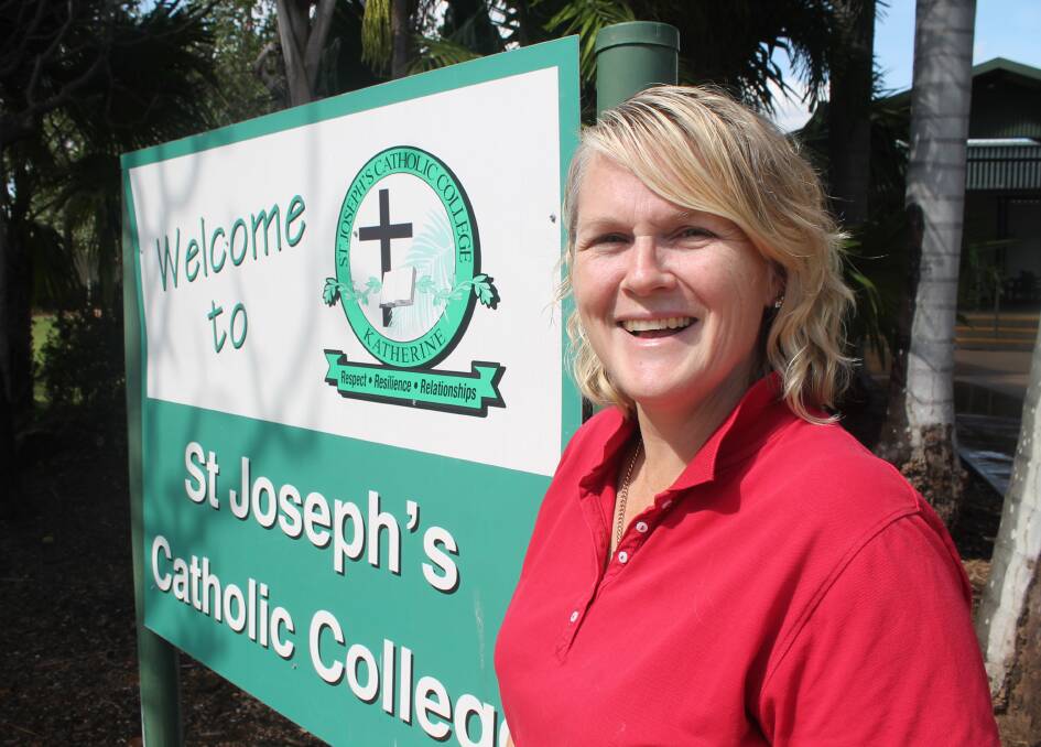 LONG HISTORY: Colleen McTaggart was a one of St Joseph's first students and now works as the school's librarian. 