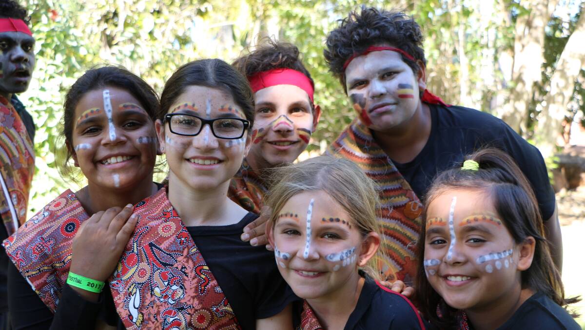 Students from St Joseph's Catholic College celebrated NAIDOC Week last month. 