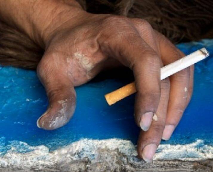 DEATH STICKS: Smoking accounts for 23 per cent of the health gap between Indigenous and non-Indigenous Australians. Picture: Supplied.