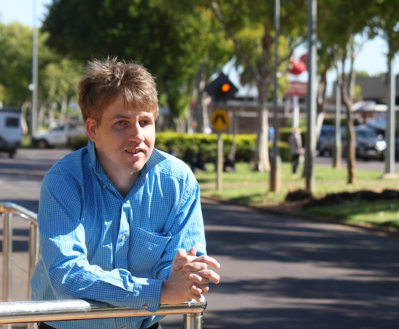 NEW BLOOD: Matthew Hurley is standing for election to the Katherine Town Council.