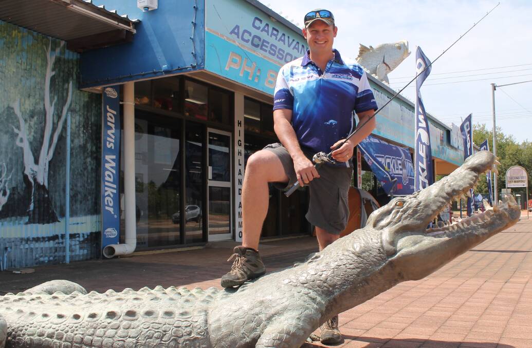 Trent deWith from Rod and Rifle said fishing was definitely one of the most popular sports in Katherine.