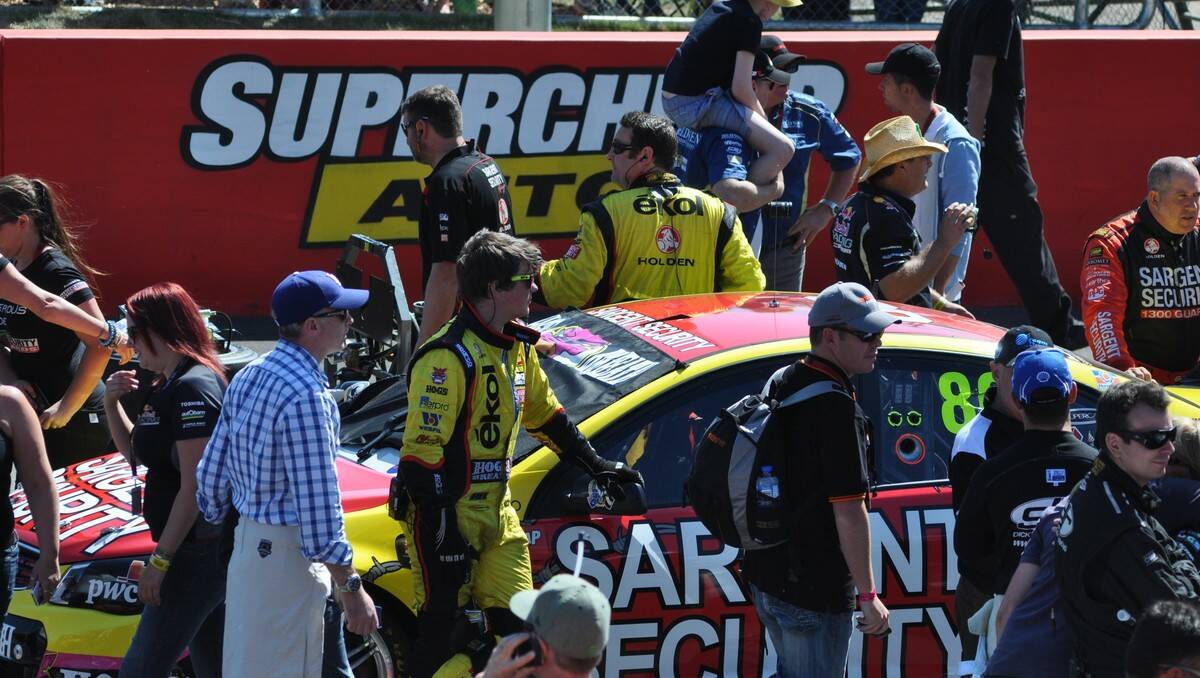 On the grid and ready for the start of the 2013 Bathurst 1000. Photo: Lynn Pinkerton