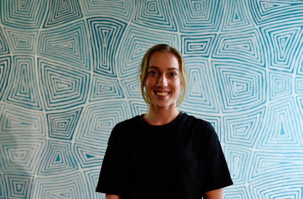 The Espresso Nook manager Madeleine McManus says she has always wanted to own her own cafe, so jumped at the chance to come on board. Picture: Roxanne Fitzgerald. 