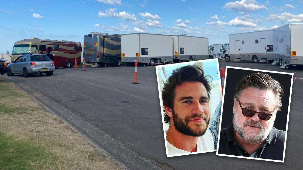 FORCED TO ISOLATE: Production on Russell Crowe's new film which stars Liam Hemsworth has been forced to shut down after a crew member has tested positive to COVID-19. File image. 