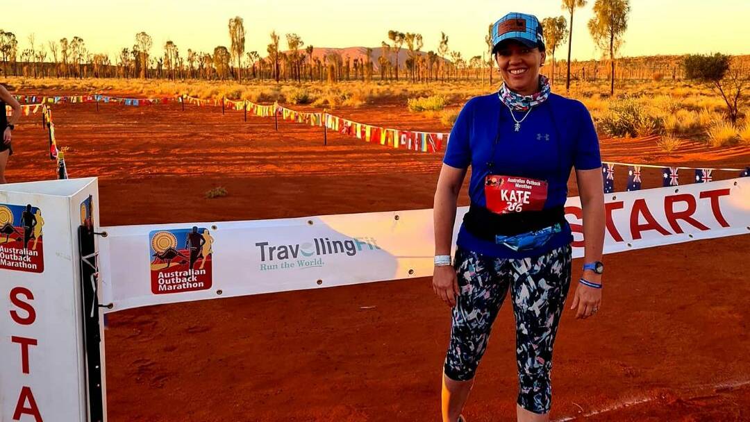Kate Everett took on the challenging Australian Outback Marathon over the weekend. 