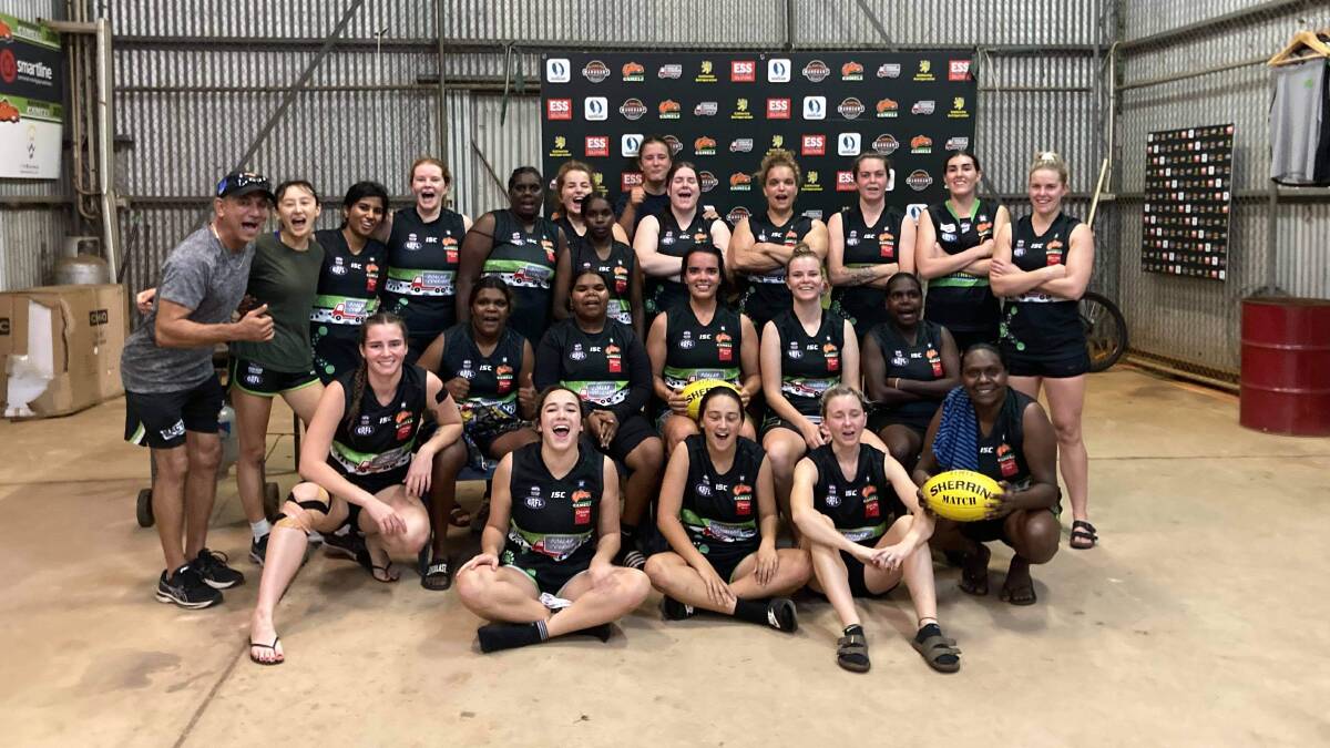 The Katherine Camels women's team from the 2021 season. Picture: Supplied