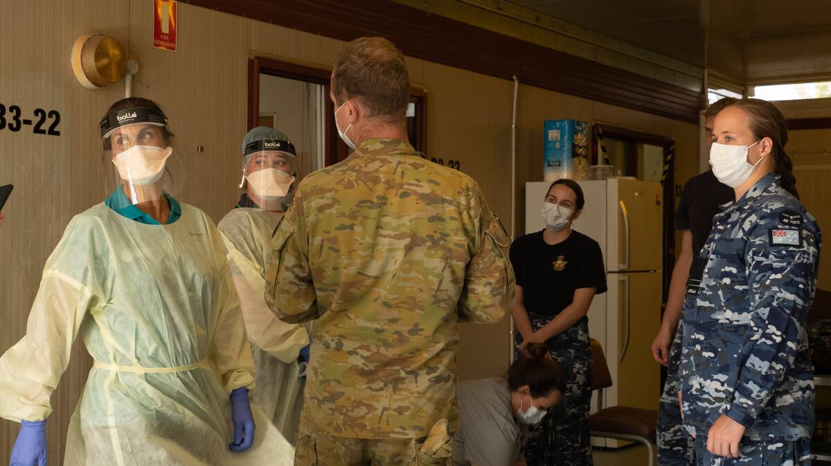 ADF personnel have been deployed to Binjari to assist health workers and local NGOS. Picture: Supplied